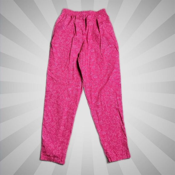 Boscali Pull On Elastic Waist Pants ~ Sz L ~ Pink ~ High Rise ~ 30" Inseam - Picture 1 of 7